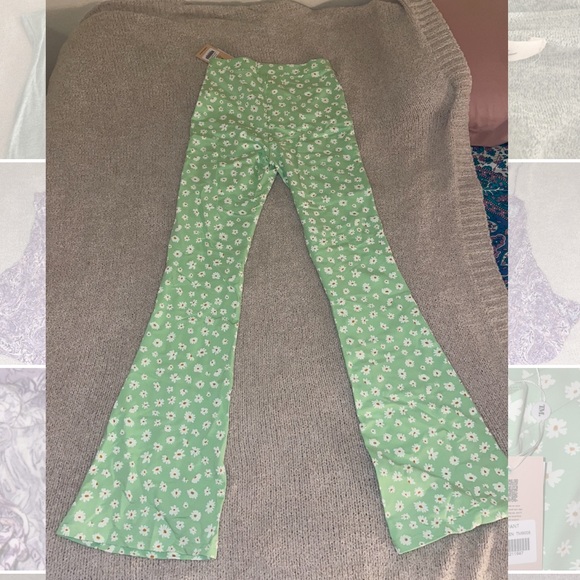 Tiger mist calla green floral pant - Picture 3 of 4
